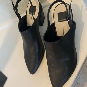 Dolce Vita Black sling back bootie